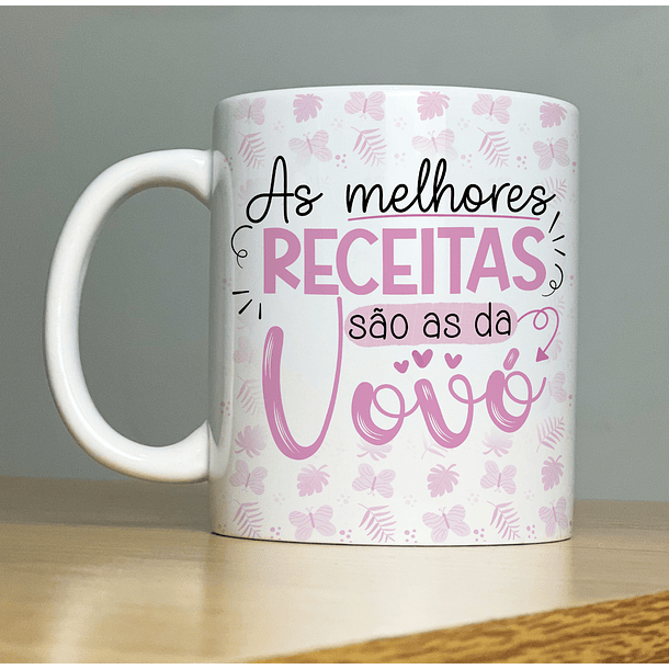 Arte Caneca As melhores receitas são as da Vovó Dia dos Avós Arquivo Png 1