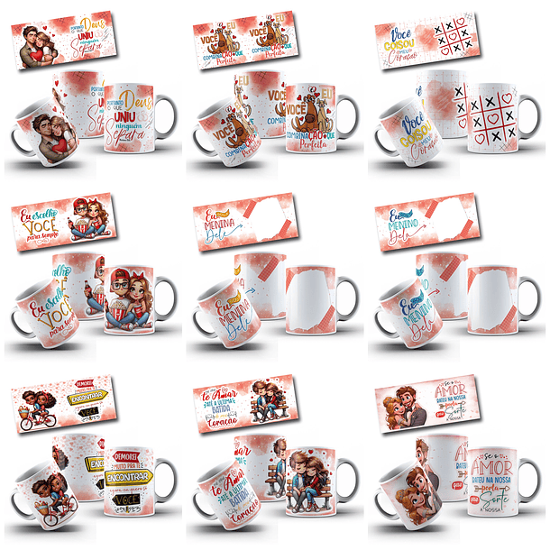 31 Artes para Caneca Dia dos namorados Arquivo em Jpg 3