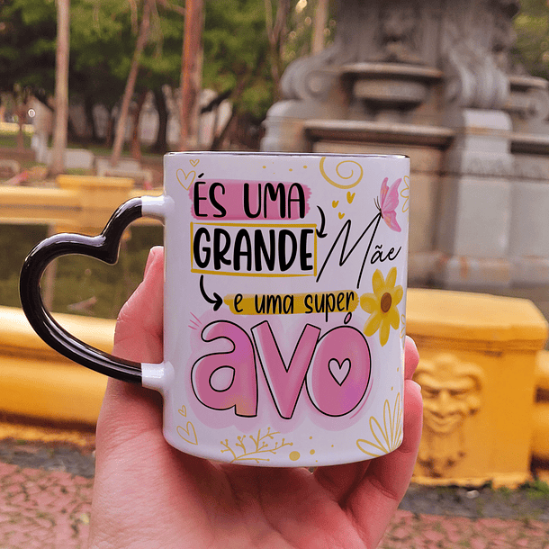 Arte Caneca És Uma Grande Mãe e uma Super Avó Dia dos Avós Arquivo Png 1