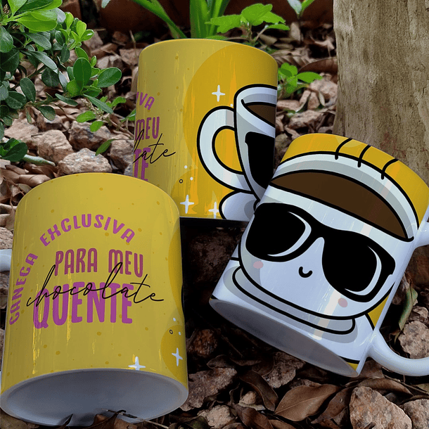 3 Artes Caneca Chocolate Quente Arquivo Editavel 3