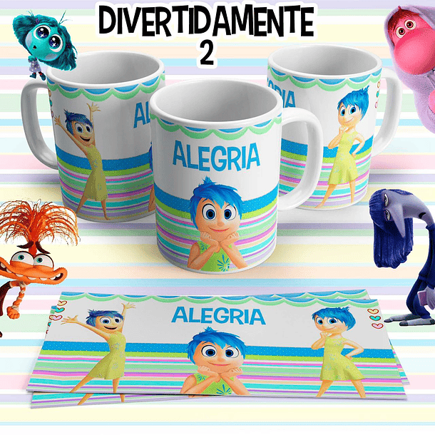 10 Artes para Caneca Divertidamente 2 em Arquivo Editável 6