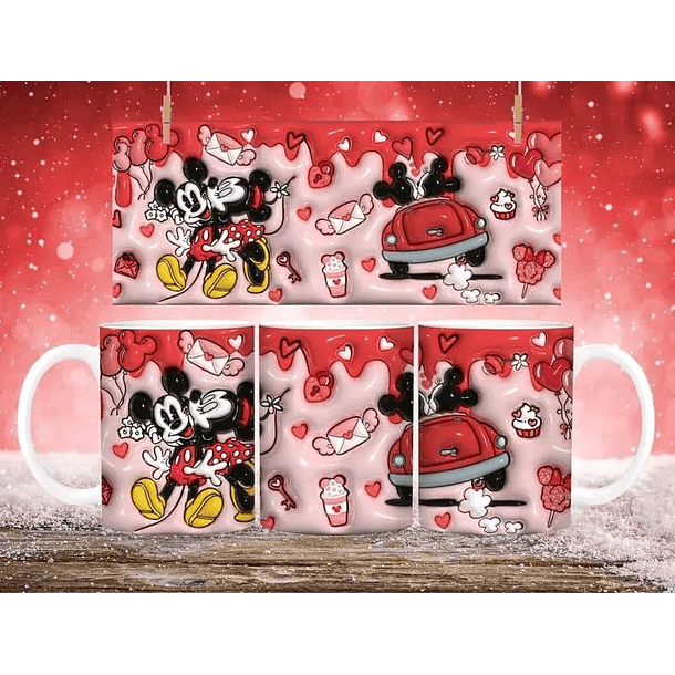 21 Artes para Caneca Inflados Dia dos Namorados Personagens Arquivo em Jpg 6