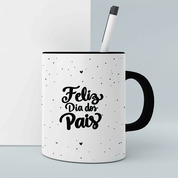 8 Artes para Caneca Dia dos Pais Minimalista Arquivo Editável 7