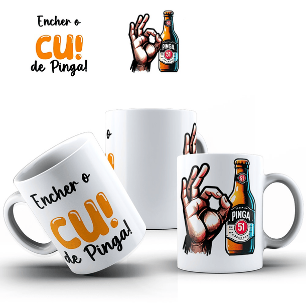 10 Artes para Caneca Haja Cú Arquivo em Jpg 6