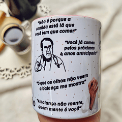 Arte para Caneca Dr Now Quilos Mortais Arquivo Editável