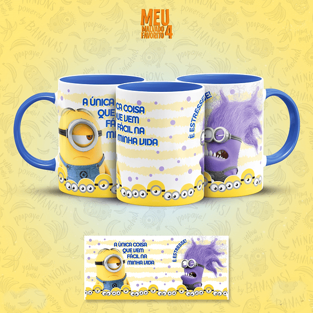 20 Artes para Caneca Meu Malvado Favorito Minions 4 Arquivos em Jpg 4