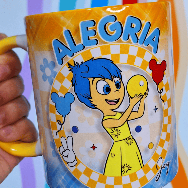 Arte Caneca Alegria Divertida Mente 2 Arquivo Png 1