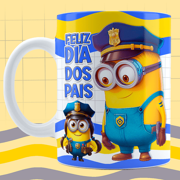 20 Artes para Caneca Minions Dia dos Pais Profissões Arquivo em Jpg  10