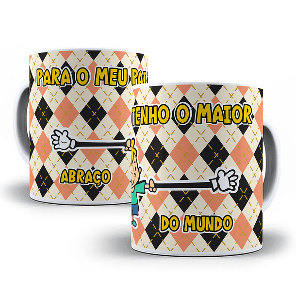 18 Artes para Caneca Dia dos Pais Cartoon Arquivo em Jpg  2