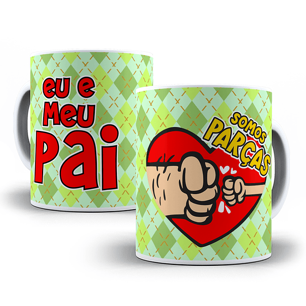 18 Artes para Caneca Dia dos Pais Cartoon Arquivo em Jpg  9