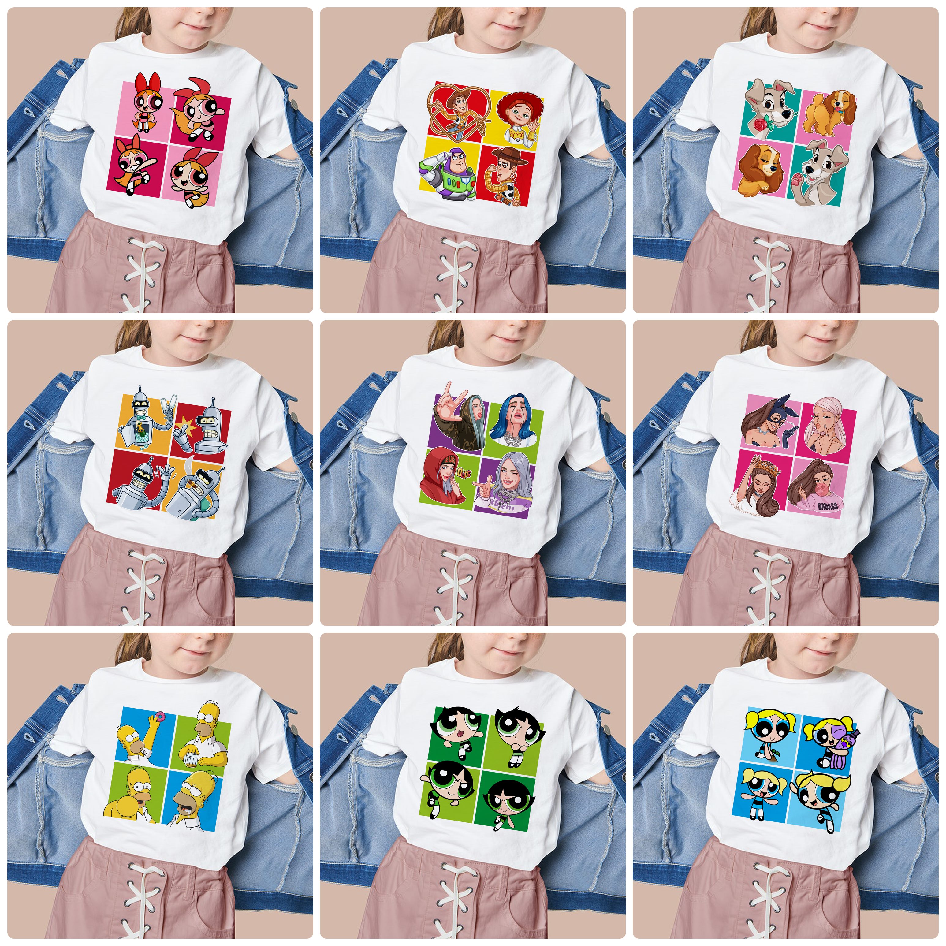 20 Artes para Camisa Personagens Arquivo em Png 1