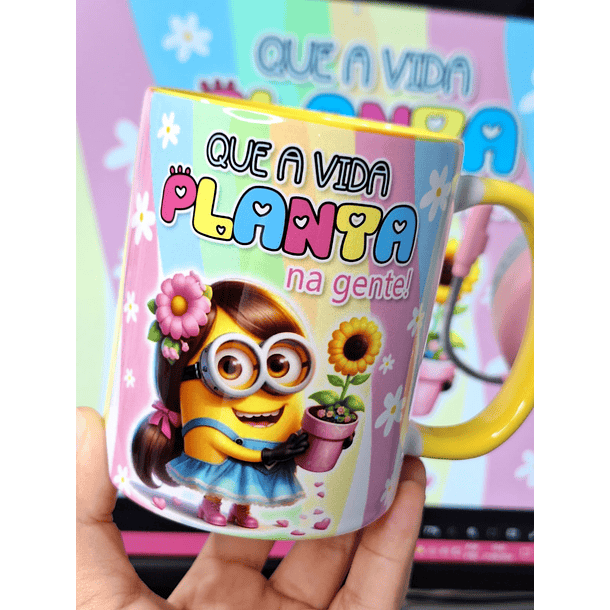 14 Artes para Caneca Minions Amigas Amizade Arquivo em Jpg 7