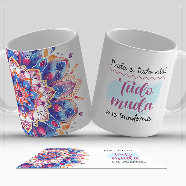 8 Artes para Caneca Mandala Arquivo em Jpg 1