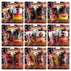 123 Artes para Camisa e Caneca Deadpool e Wolverine Arquivo em Jpg