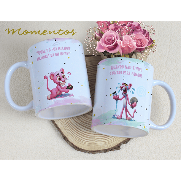 5 Artes para Caneca Personagens Momentos Arquivo Editável 5