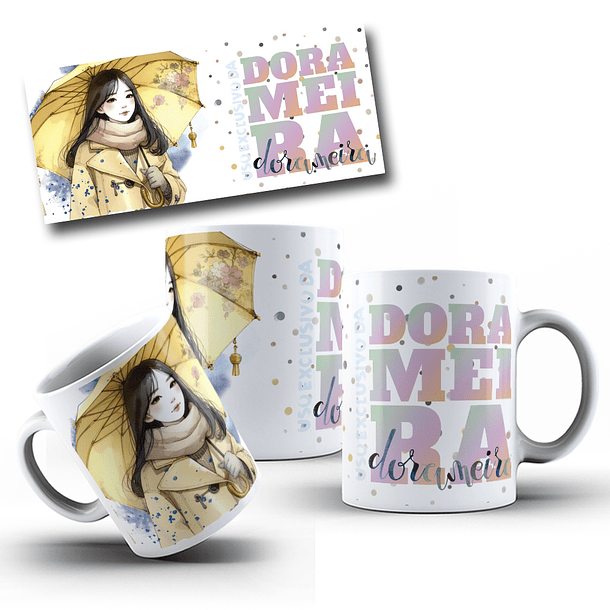 7 Artes para Caneca Dorameira Dorama Arquivo em Jpg 3