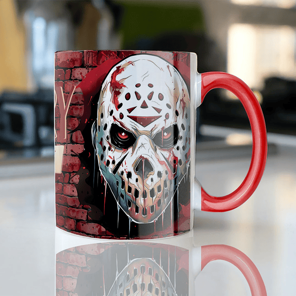 7 Artes para Caneca Halloween Scary Arquivo Editável 5