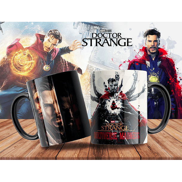 10 Artes para Caneca Doctor Stranger Arquivo Editável 5