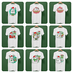 29 Artes para Camisa Flork Natal Arquivo em Jpg