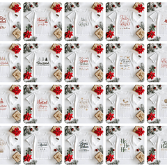 20 Artes para Camisa Natal Arquivo Editável 