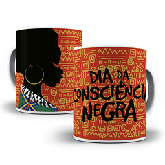 6 Artes para Caneca Consciência Negra Arquivo em Png 