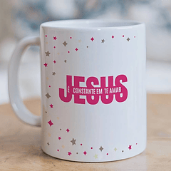 Artes para Caneca Jesus é Constante em te amar Arquivo em Jpg