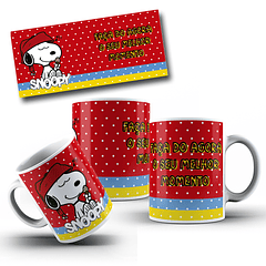 8 Artes para Caneca Snoopy Arquivo Editável