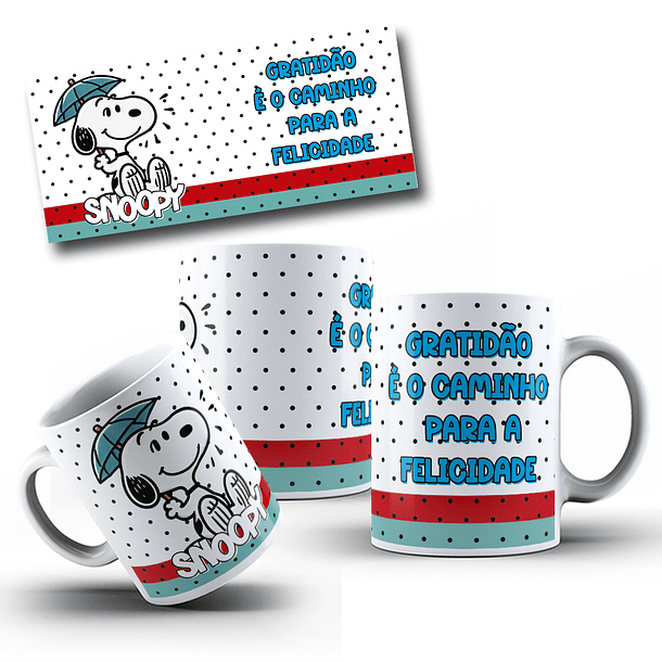 8 Artes para Caneca Snoopy Arquivo Editável 7