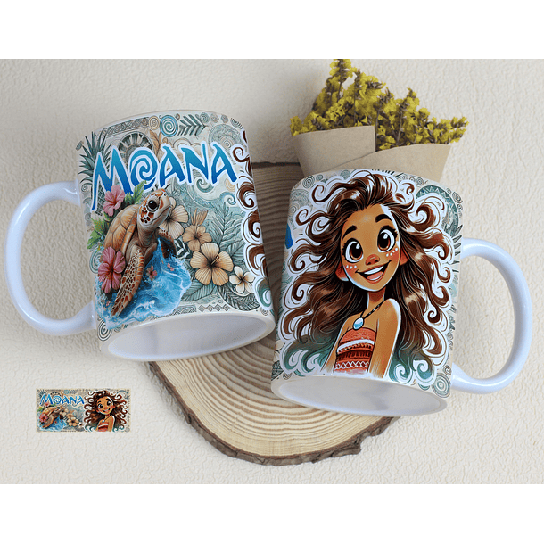 11 Artes para Caneca Moana Arquivo Editável 4