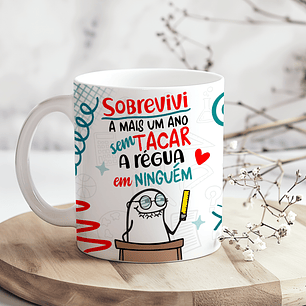 5 Artes para Caneca Flork Ironico Dia dos Professores Arquivo em Png 