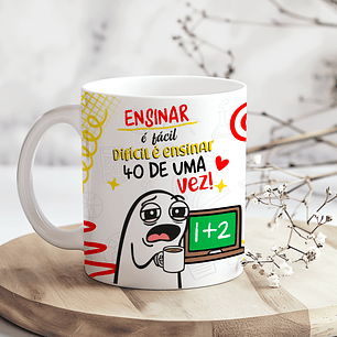 5 Artes para Caneca Flork Ironico Dia dos Professores Arquivo em Png 