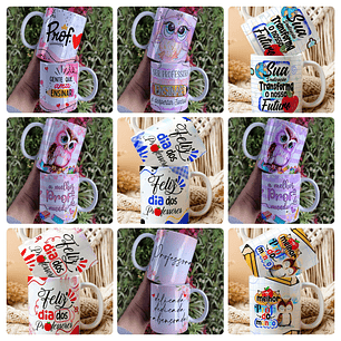 36 Artes para Caneca e outros Dia dos Professores Arquivo em Jpg