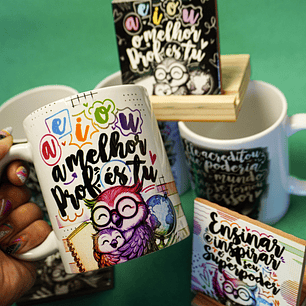 21 Artes para Caneca Dia dos Professores Arquivo em Png