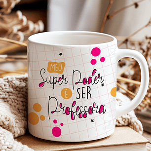 6 Artes para Caneca Professores Clean Arquivo Editável 