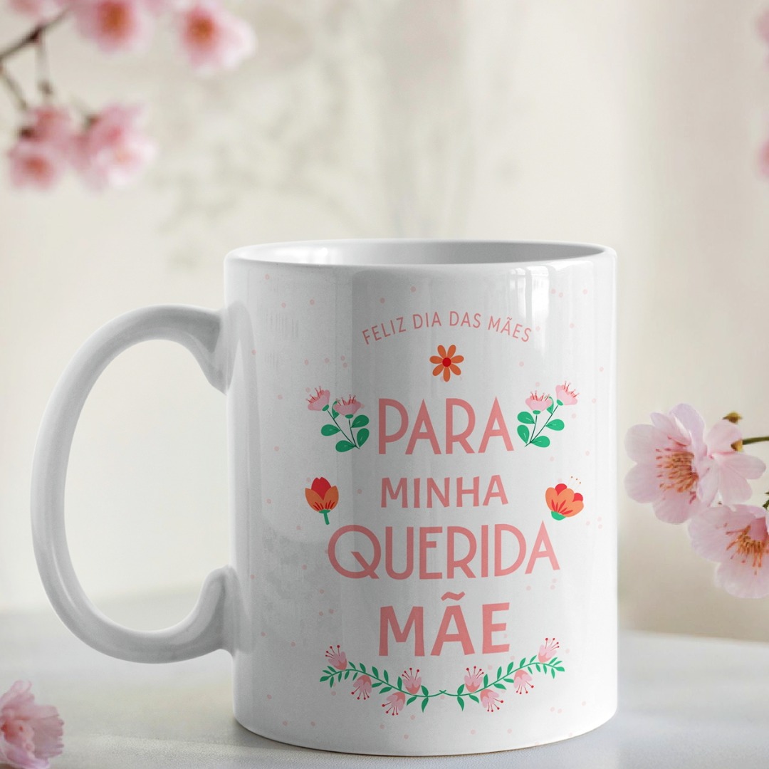 Artes Caneca Para minha querida mãe Arquivo em Jpg 1
