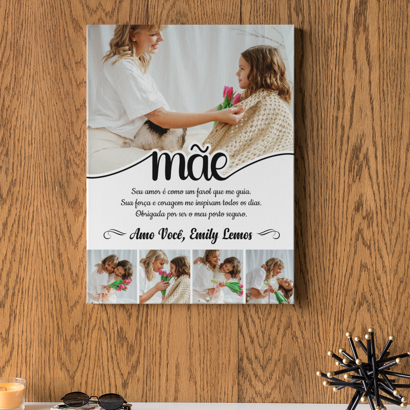 18 Artes para Quadro Dia das Mães Arquivo Editável  7