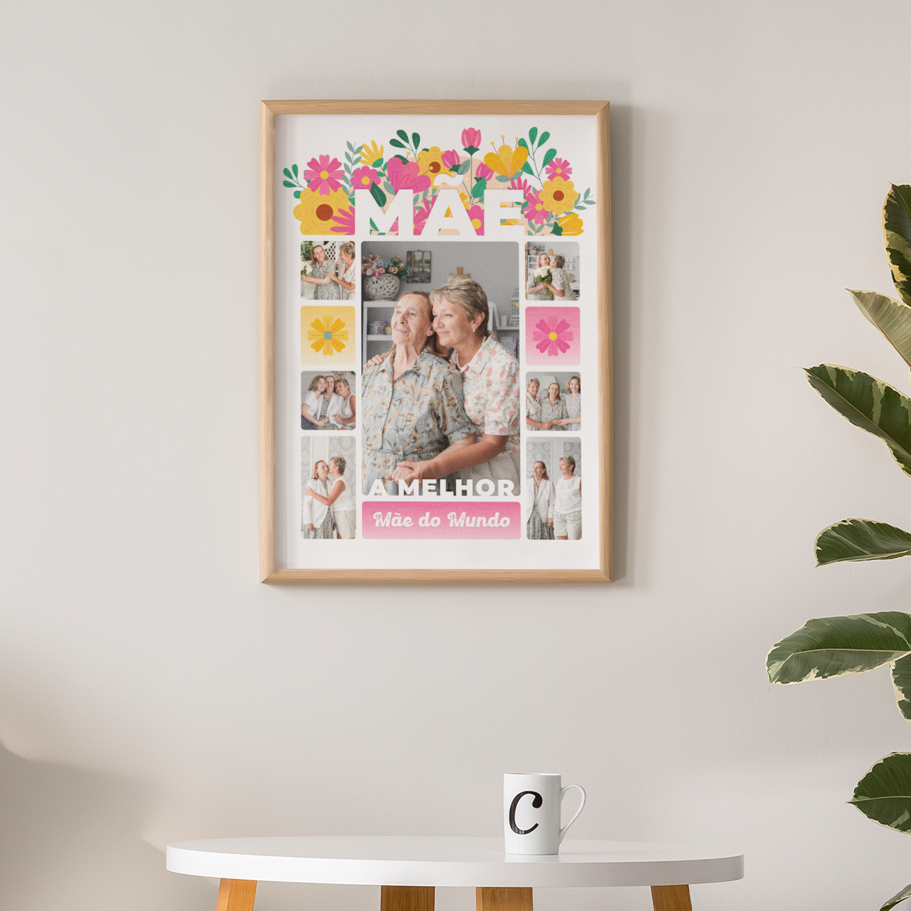 18 Artes para Quadro Dia das Mães Arquivo Editável  8