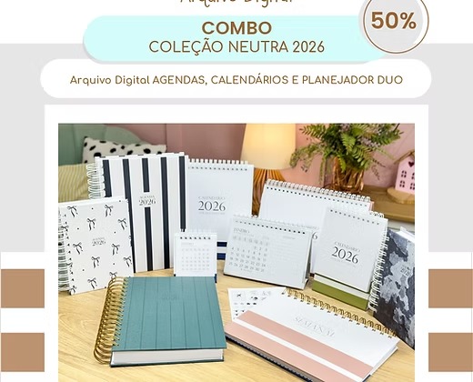 Agendas Encadernação 2026 Completo +  Atualizações Inclusa 13