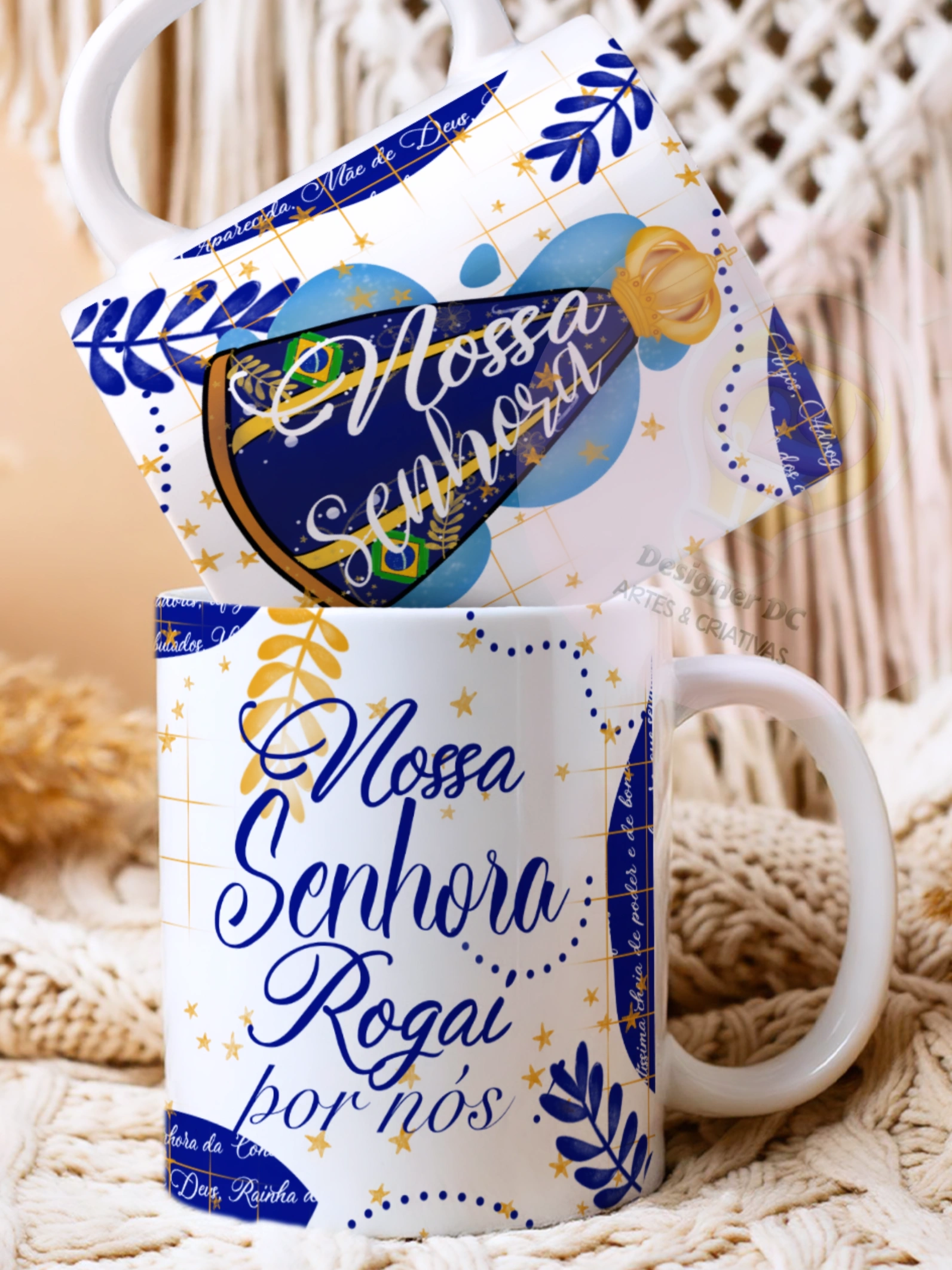 3 Artes para Caneca e Azulejo Nossa Senhora Aparecida Arquivo em Jpg 1