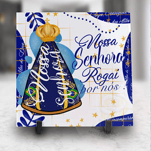 3 Artes para Caneca e Azulejo Nossa Senhora Aparecida Arquivo em Jpg