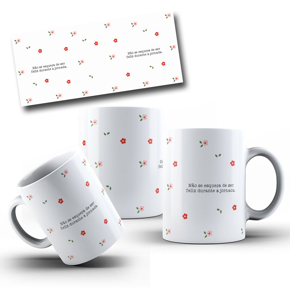 12 Artes para Caneca Coleção Florescer Frases Motivacional Arquivo em Png  2