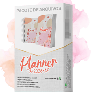 Arquivo Agenda Planner 2026 Editável 