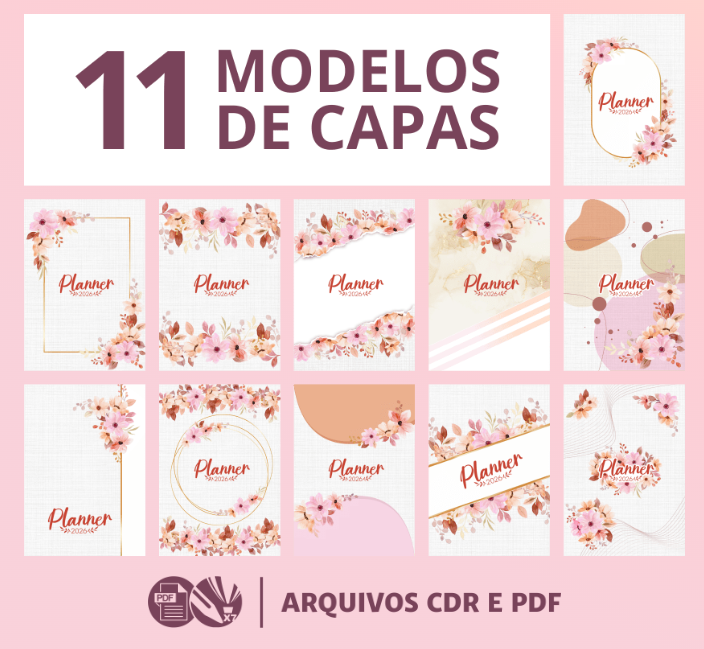 Arquivo Agenda Planner 2026 Editável  2