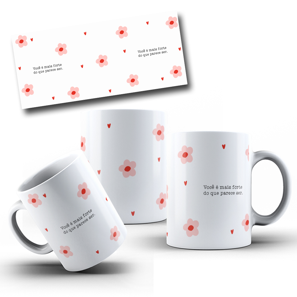 12 Artes para Caneca Coleção Florescer Frases Motivacional Arquivo em Png  8