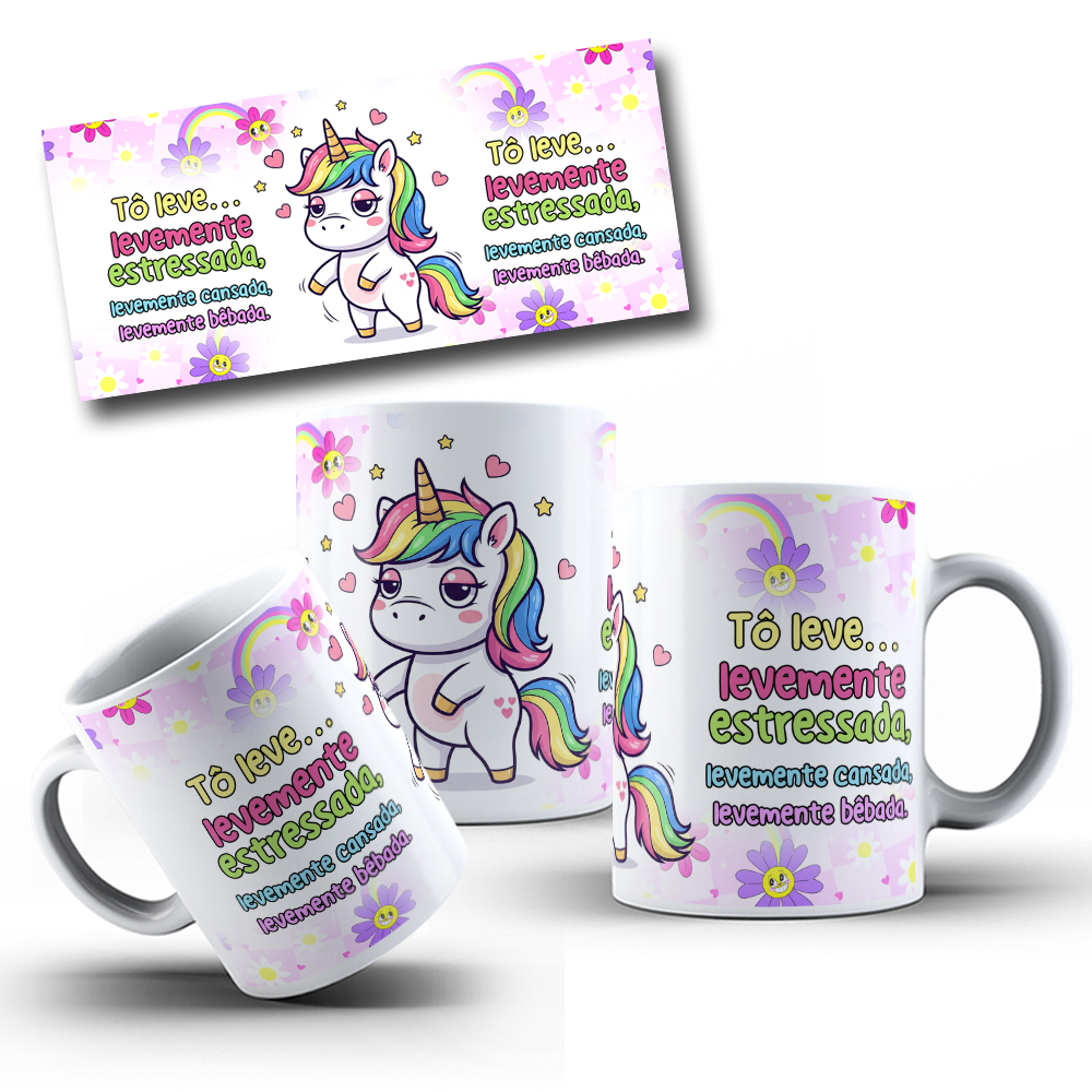 10 Artes para Caneca Unicornio Debochado Arquivo em Jpg 3
