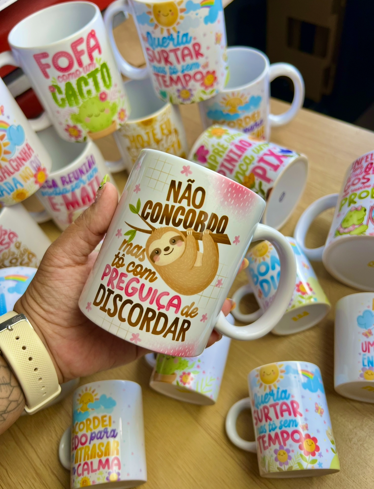 15 Artes para Caneca Frases Vibes Vol.4 Arquivo em Png 5