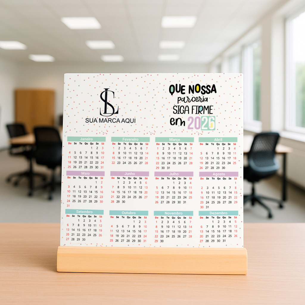 9 Artes para Azulejo Corporativo Calendário Arquivo editável  2