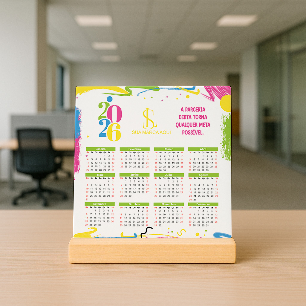 9 Artes para Azulejo Corporativo Calendário Arquivo editável  4