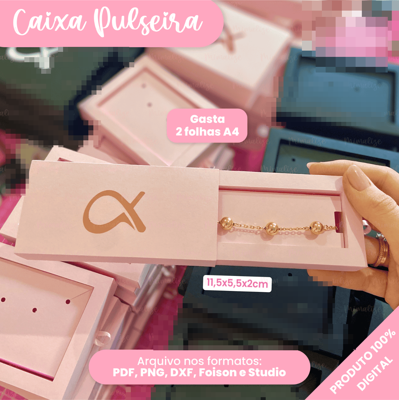 Arquivos Caixinhas Moldes para Joias e Sacolinhas Arquivo em Pdf 1