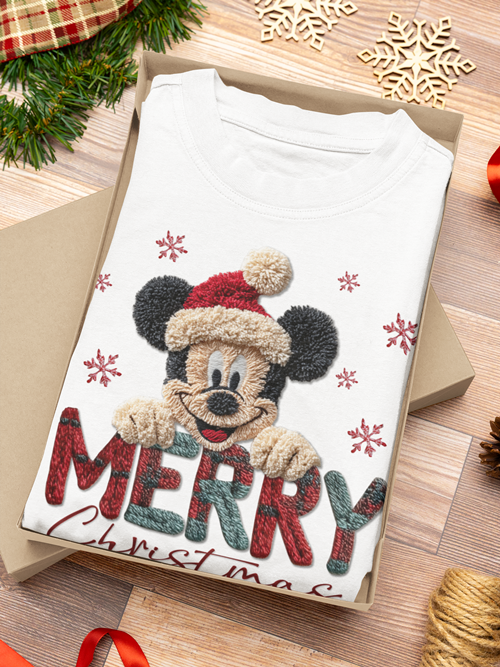 48 Artes para Camisa Natal com Efeito Bordado Arquivo em Png 9